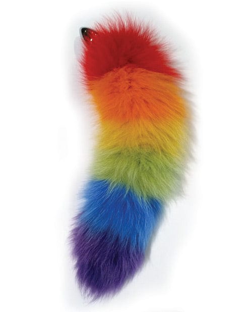 Hott Products Rainbow Foxy Tail Butt Plug Anal Toys