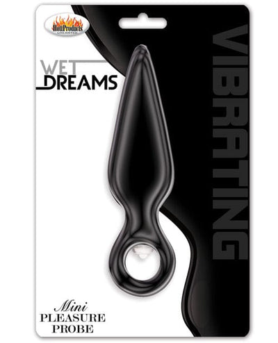 Hott Products Wet Dreams Vibrating Mini Pleasure Probe - Black Anal Toys