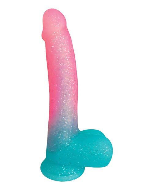 Hott Products Sweet Sex 8.5" Lollicock Cotton Candy Dildo - Multi Color Dildos