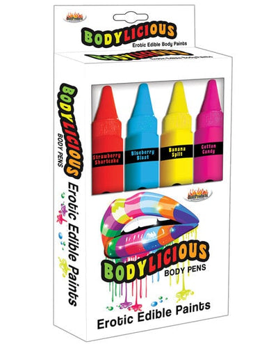 Hott Products Bodylicious Edible Pens - Pack Of 4 More