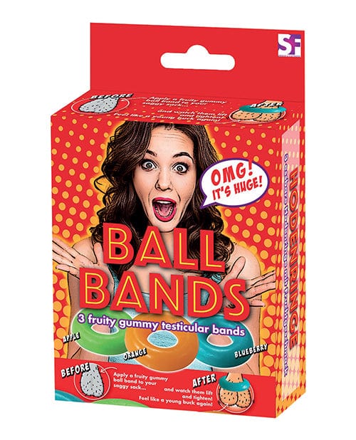 Hott Products Gummy Ball Bands - 3 Pack Asst. Colors-flavors More