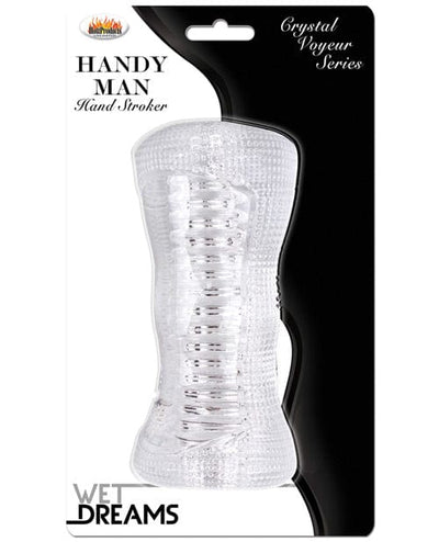 Hott Products Wet Dreams Handy Man Stroker - Clear Penis Toys
