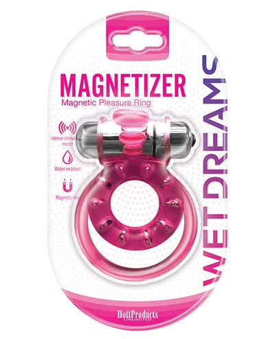 Hott Products Wet Dreams Magnetizer Magnetic Pleasure Ring - Pink Penis Toys