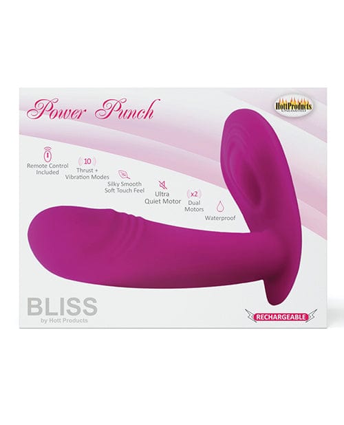 Hott Products Bliss Power Punch Thrusting Vibe Vibrators