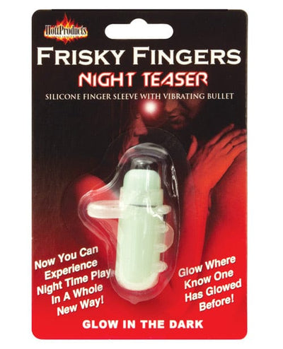Hott Products Frisky Fingers - Glow In The Dark Night Teaser Vibrators
