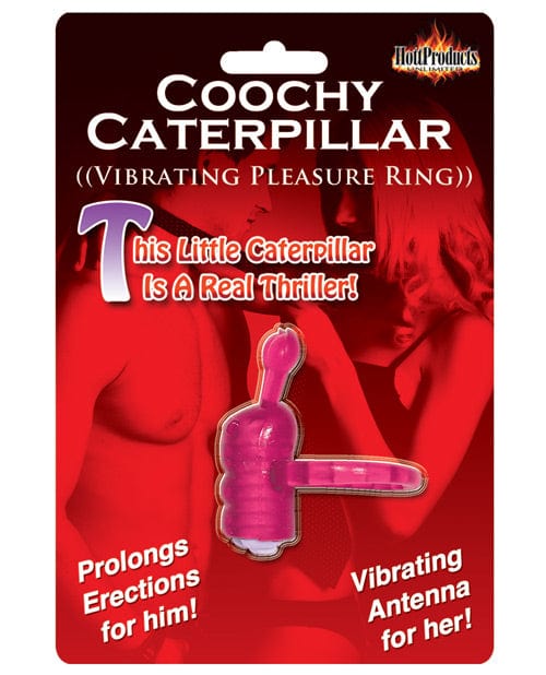 Hott Products Horny Honey Coochy Caterpillar Magenta Vibrators