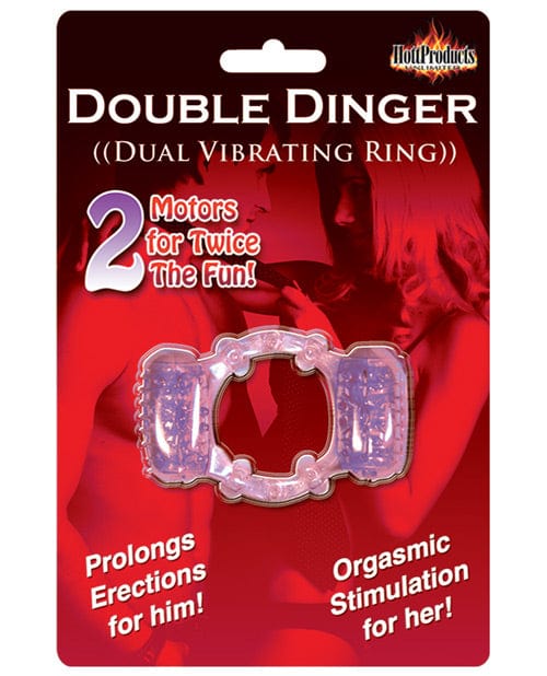Hott Products Humm Dinger-double Dinger Purple Vibrators