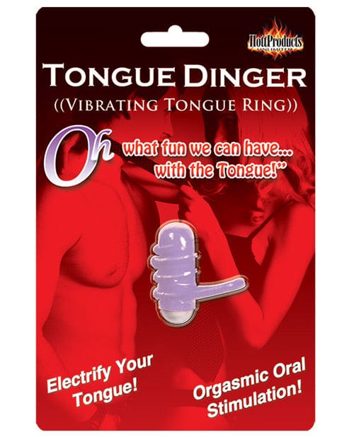 Hott Products Tongue Dinger Purple Vibrators