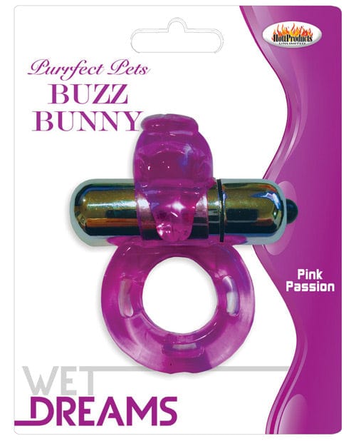 Hott Products Wet Dreams Purrfect Pet Buzz Bunny Purple Vibrators