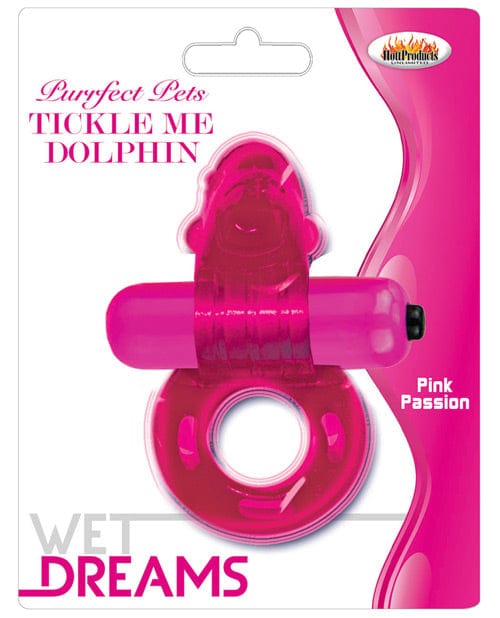 Hott Products Wet Dreams Purrfect Pet Tickle Me Dolphin Magenta Vibrators