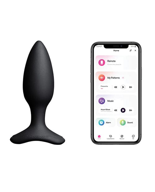 Hytto Pte. Ltd. Lovense Hush 2 Butt Plug - Black 1.5" Anal Toys