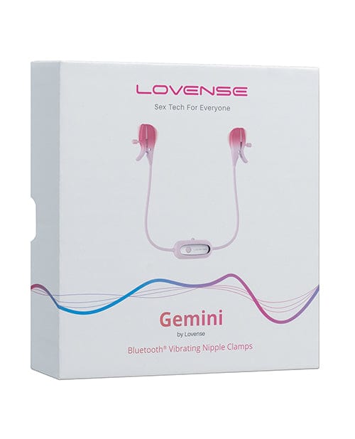 Hytto Pte. Ltd. Lovense Gemini Vibrating Nipple Clamps - Pink Kink &amp; BDSM