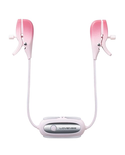Hytto Pte. Ltd. Lovense Gemini Vibrating Nipple Clamps - Pink Kink &amp; BDSM