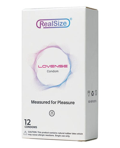 Hytto Pte. Ltd. Lovense RealSize Condoms - Box Of 12 49 mm More