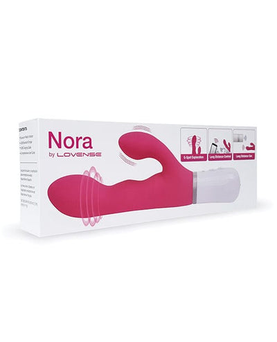 Hytto Pte. Ltd. Lovense Nora Rotating Head Rabbit - Pink Vibrators