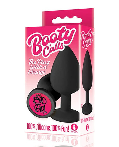 Icon Brands INC The 9's Booty Calls Bad Girl Plug - Black Anal Toys