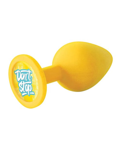 Icon Brands INC The 9's Booty Calls Don't Stop Plug - Yellow Anal Toys