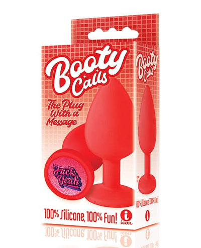 Icon Brands INC The 9's Booty Calls Fuck Yeah Plug - Red Anal Toys