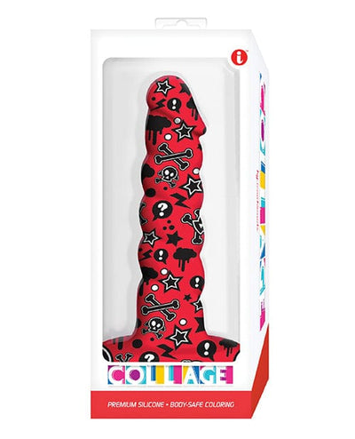 Icon Brands INC Collage Goth Girl Twisted Silicone Dildo Dildos