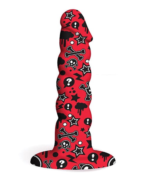 Icon Brands INC Collage Goth Girl Twisted Silicone Dildo Dildos