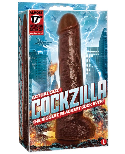 Icon Brands INC Icon Male Cockzilla - Black Dildos