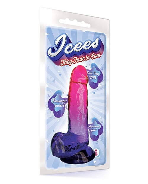 Icon Brands INC Shades Jelly TPR Gradient Dong Large Pink/plum Dildos