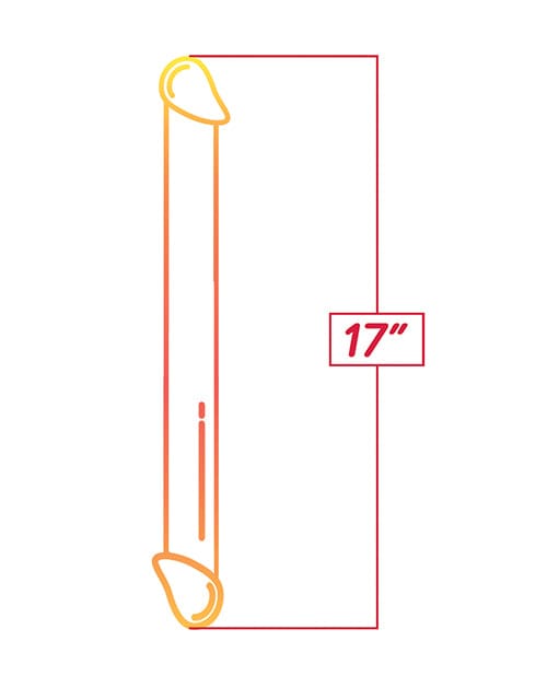 Icon Brands INC Shades Jelly Tpr Gradient Double Dong Dildos