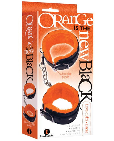 Icon Brands INC The 9's Orange Is The New Black Ankle Love Cuffs Kink & BDSM