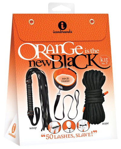 Icon Brands INC The 9's Orange Is The New Black Kit #3 - 50 Lashes Slave Kink & BDSM