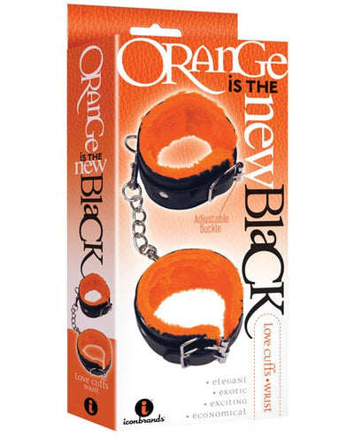 Icon Brands INC The 9's Orange Is The New Black Wrist Love Cuffs Kink & BDSM