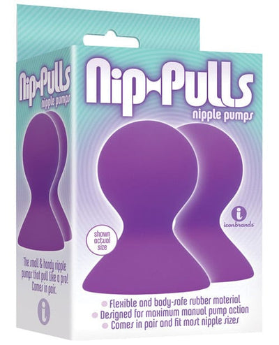 Icon Brands INC The 9's Silicone Nip Pulls Violet Kink & BDSM