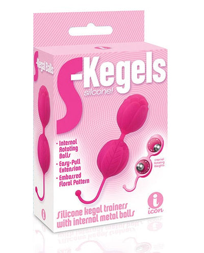 Icon Brands INC The 9's S-kegels Silicone Balls Pink More