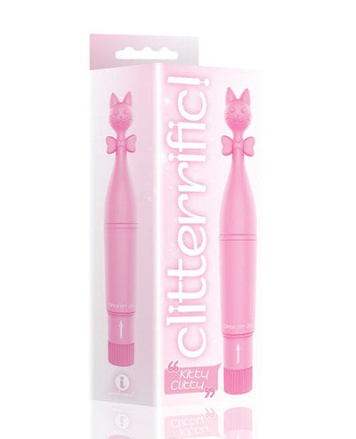 Icon Brands INC The 9's Clitterific! Kitty Clitty Clitoral Stimulator - Pink Vibrators