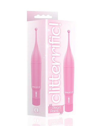 Icon Brands INC The 9's Clitterific! Pearl Point Clitoral Stimulator - Pink Vibrators