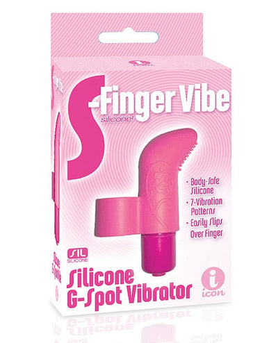 Icon Brands INC The 9's S-finger Vibe Pink Vibrators