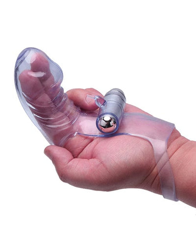 Icon Brands INC The 9's VibroFinger Phallic Finger Massager - Purple Vibrators