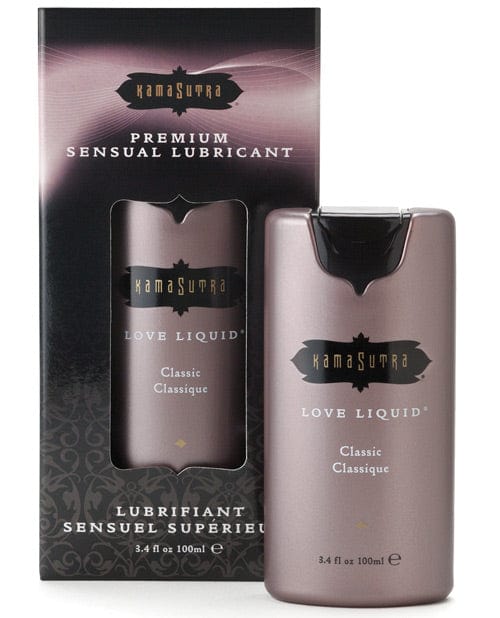 Kama Sutra Love Liquid Classic Water Based Lube - 3.4 Oz.