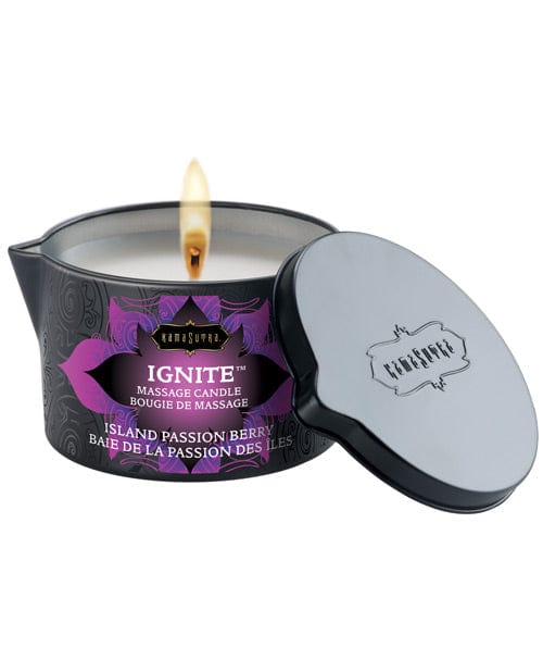 Kama Sutra Kama Sutra Ignite Massage Soy Candle Island Passion Berry More