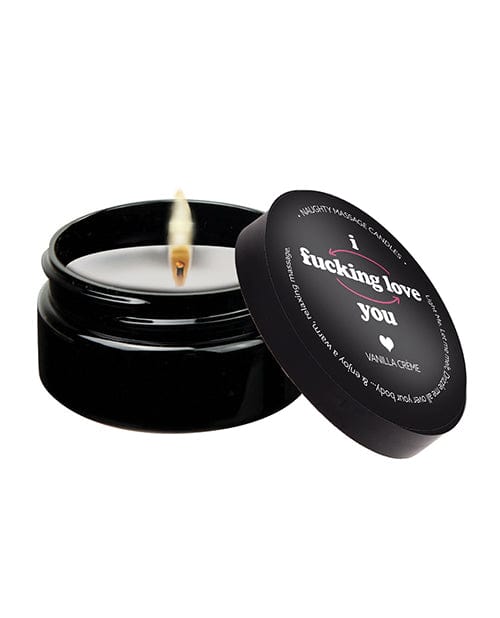 Kama Sutra Mini Massage Candle - 2 Oz I Fucking Love You