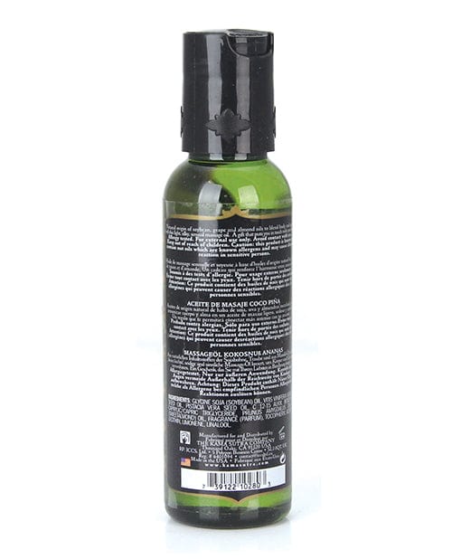 Kama Sutra Naturals Massage Oil - 2 Oz. Coconut Pineapple