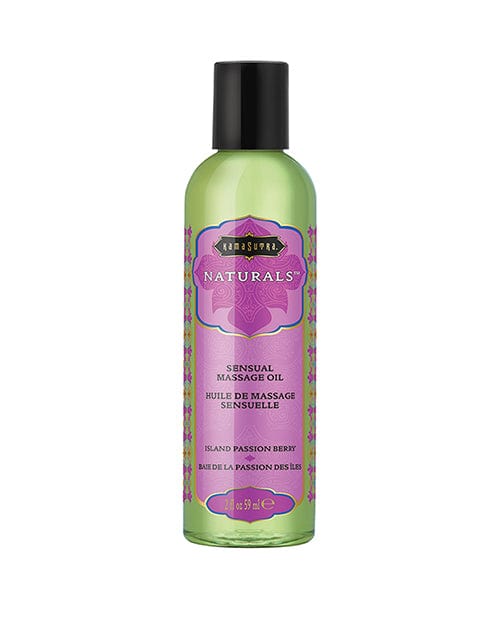 Kama Sutra Naturals Massage Oil - 2 Oz. Island Passion Berry