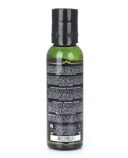 Kama Sutra Kama Sutra Naturals Massage Oil - 2 Oz. Strawberry Dreams More