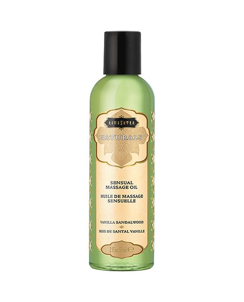 Kama Sutra Naturals Massage Oil - 2 Oz. Vanilla Sandalwood