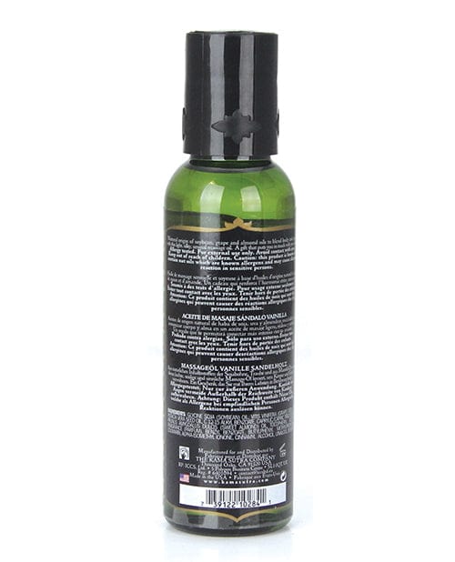 Kama Sutra Naturals Massage Oil - 2 Oz. Vanilla Sandalwood
