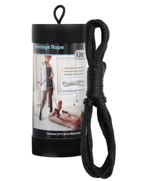 Kinklab Kinklab 25" Bondage Rope - Black Kink & BDSM