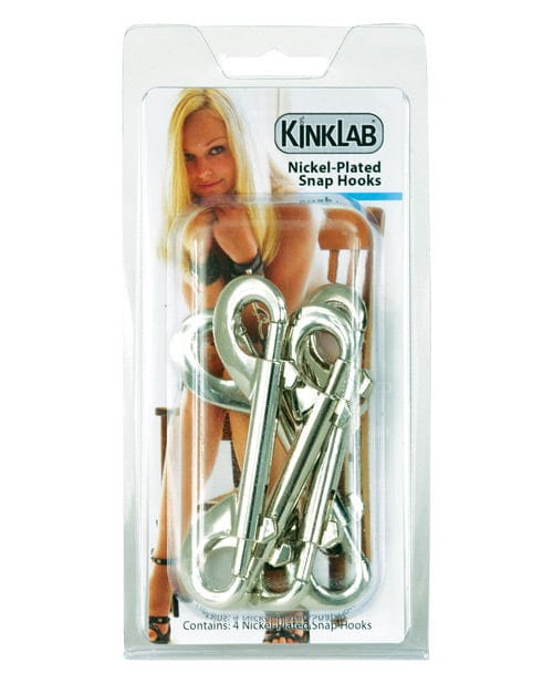 Kinklab Kinklab Nickel Plated Snap Hooks - Pack Of 4 Kink &amp; BDSM