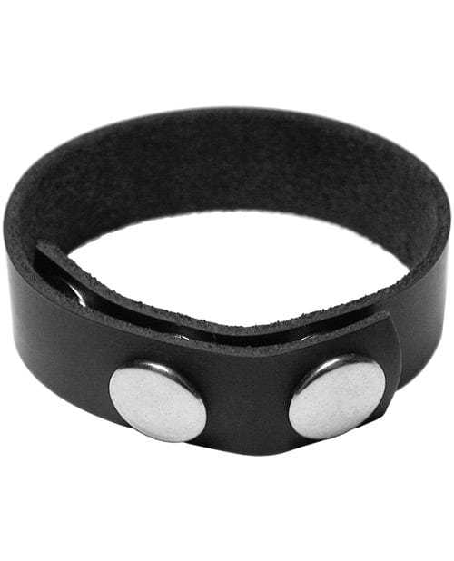Kinklab Kinklab Leather 3 Snap Cock Ring Penis Toys