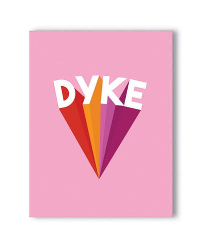 Kush Kards LLC Dyke Power Naughty Greeting Card Bachelorette & Party Supplies