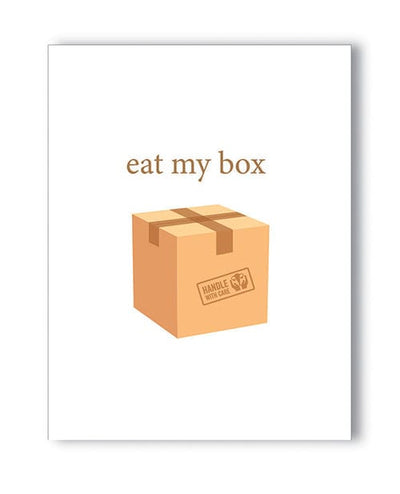 Kush Kards LLC Eat My Box Naughty Greeting Card Bachelorette & Party Supplies