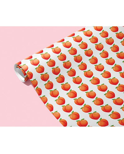 Kush Kards LLC Peach Naughty Wrapping Paper Bachelorette & Party Supplies